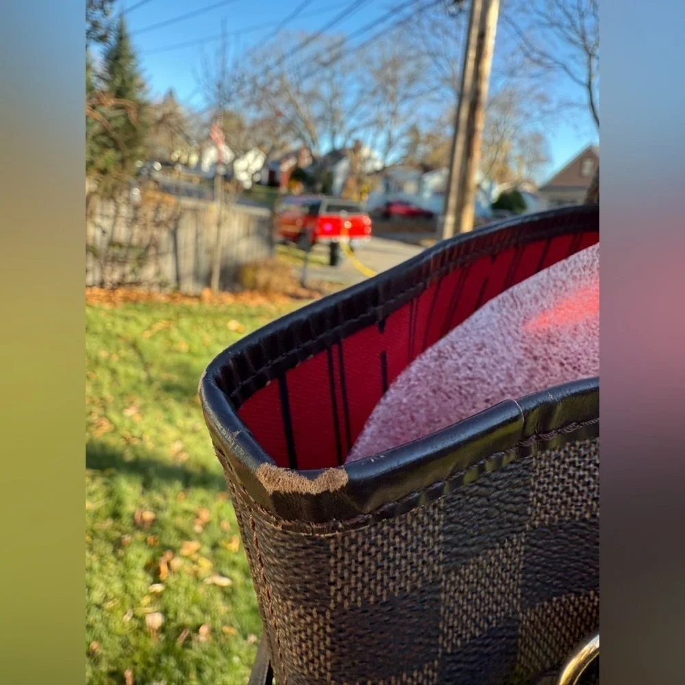 Louis vuitton neverfull MM damier ebene - Picture 9 of 17